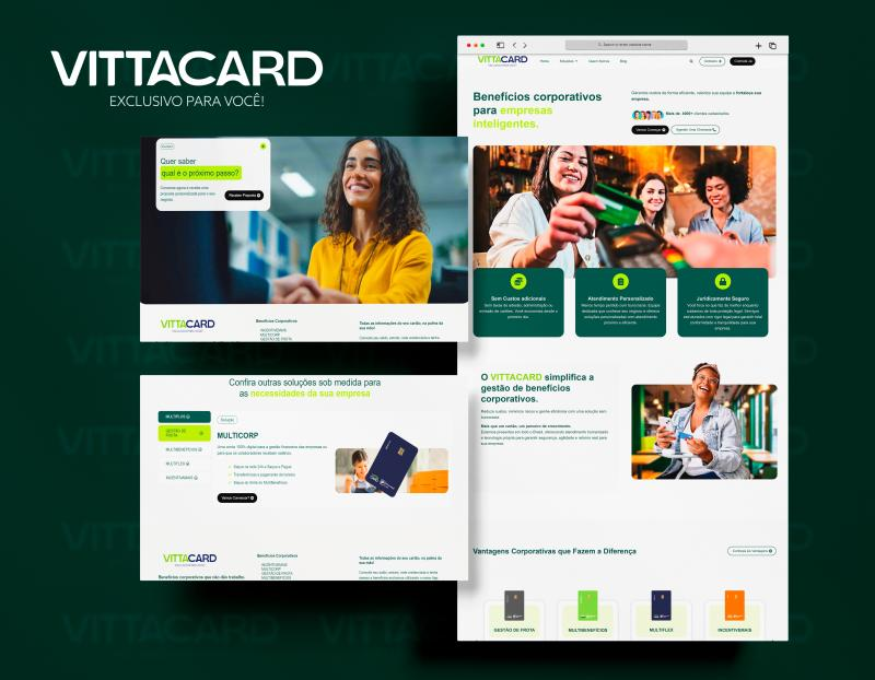 Site Vittacard | Gestão de benefícios corporativos